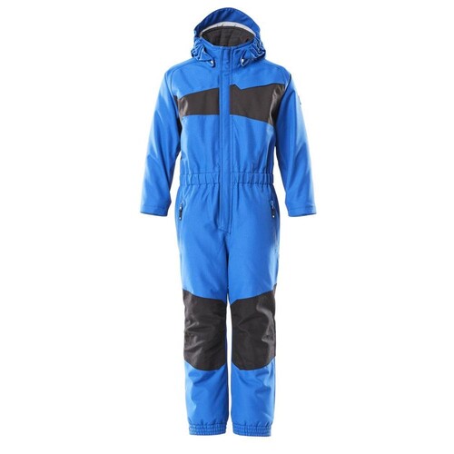 Schneeanzug für Kinder, wasserdicht /  Gr. 104, Azurblau/Schwarzblau Produktbild