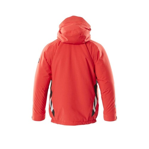 Winterjacke für Kinder, CLI / Gr. 128,  Verkehrsrot/Schwarz Produktbild Additional View 2 L