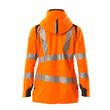 Hard Shell Jacke, Damen, leichtem  Futter / Gr. 4XL, Hi-vis  Orange/Dunkelanthrazit Produktbild Additional View 2 S