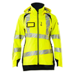 Hard Shell Jacke, Damen, leichtem  Futter / Gr. 4XL, Hi-vis  Gelb/Schwarzblau Produktbild
