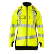 Hard Shell Jacke, Damen, leichtem  Futter / Gr. 4XL, Hi-vis Gelb/Schwarz Produktbild