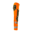 Hose, Damen,DIAMOND,  Knietaschen,Stretch / Gr. 82C52, Hi-vis  Orange/Moosgrün Produktbild Additional View 3 S