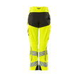Hose, Damen,DIAMOND,  Knietaschen,Stretch / Gr. 76C38, Hi-vis  Gelb/Schwarz Produktbild Additional View 2 S