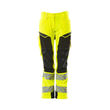 Hose, Damen,DIAMOND,  Knietaschen,Stretch / Gr. 82C40, Hi-vis  Gelb/Schwarz Produktbild