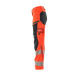 Hose, Damen,DIAMOND,  Knietaschen,Stretch / Gr. 82C52, Hi-vis  Rot/Schwarzblau Produktbild Additional View 1 S