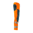 Hose mt Knietaschen, ULTIMATE STRETCH /  Gr. 82C49, Hi-vis  Orange/Dunkelpetroleum Produktbild Additional View 3 S