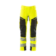 Hose mt Knietaschen, ULTIMATE STRETCH /  Gr. 82C60, Hi-vis Gelb/Schwarz Produktbild