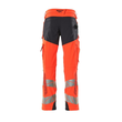Hose mt Knietaschen, ULTIMATE STRETCH /  Gr. 82C47, Hi-vis Rot/Schwarzblau Produktbild Additional View 2 S