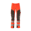 Hose mt Knietaschen, ULTIMATE STRETCH /  Gr. 82C54, Hi-vis Rot/Dunkelanthrazit Produktbild