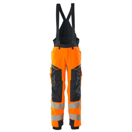 Winterhose mit Knietaschen, CLI / Gr.  L, Hi-vis Orange/Schwarzblau Produktbild