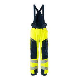 Winterhose mit Knietaschen, CLI / Gr.  5XL, Hi-vis Gelb/Schwarzblau Produktbild
