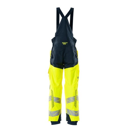 Winterhose mit Knietaschen, CLI / Gr.  M, Hi-vis Gelb/Schwarzblau Produktbild Additional View 1 L