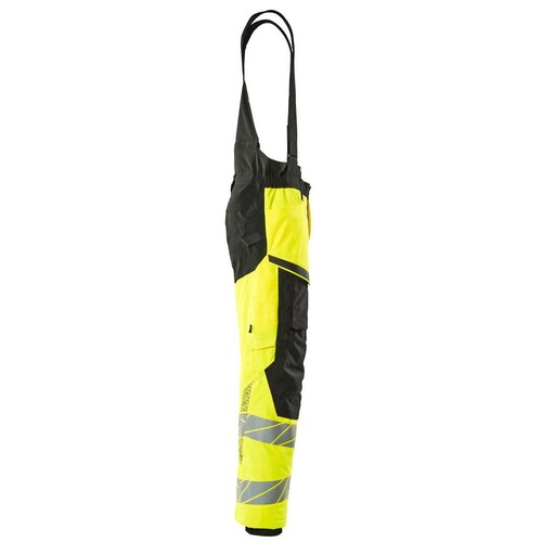 Winterhose mit Knietaschen, CLI / Gr.  4XL, Hi-vis Gelb/Schwarz Produktbild Additional View 3 L