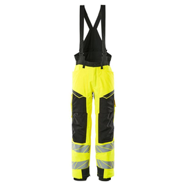 Winterhose mit Knietaschen, CLI / Gr.  5XL, Hi-vis Gelb/Schwarz Produktbild