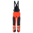 Winterhose mit Knietaschen, CLI / Gr.  M, Hi-vis Rot/Schwarzblau Produktbild
