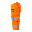 Shorts mit Hängetaschen,ULTIMATE  STRETCH / Gr. C46, Hi-vis Orange Produktbild Additional View 1 S