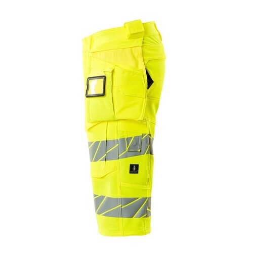 Shorts mit Hängetaschen,ULTIMATE  STRETCH / Gr. C44, Hi-vis Gelb Produktbild Additional View 1 L