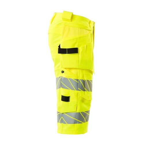 Shorts mit Hängetaschen,ULTIMATE  STRETCH / Gr. C49, Hi-vis Gelb Produktbild Additional View 3 L