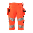 Shorts mit Hängetaschen,ULTIMATE  STRETCH / Gr. C44, Hi-vis Rot Produktbild Additional View 2 S