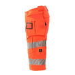 Shorts mit Hängetaschen,ULTIMATE  STRETCH / Gr. C44, Hi-vis Rot Produktbild Additional View 1 S