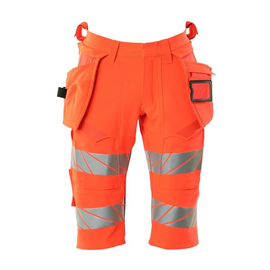 Shorts mit Hängetaschen,ULTIMATE  STRETCH / Gr. C46, Hi-vis Rot Produktbild