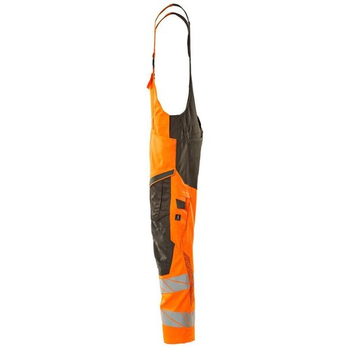 Latzhose, Knietaschen, Stretch-Einsätze  / Gr. 82C46, Hi-vis  Orange/Dunkelanthrazit Produktbild Additional View 1 L