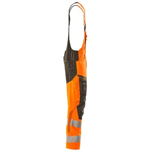 Latzhose, Knietaschen, Stretch-Einsätze  / Gr. 82C46, Hi-vis  Orange/Dunkelanthrazit Produktbild Additional View 3 L