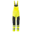Latzhose, Knietaschen, Stretch-Einsätze  / Gr. 90C60, Hi-vis Gelb/Schwarzblau Produktbild