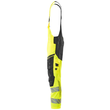 Latzhose, Knietaschen, Stretch-Einsätze  / Gr. 90C56, Hi-vis Gelb/Schwarz Produktbild Additional View 1 S