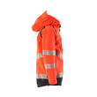 Hard Shell Jacke,Kinder,geringes  Gewicht Hard shell Jacke für Kinder /  Gr. 164, Hi-vis Rot/Schwarzblau Produktbild Additional View 3 S