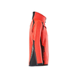 Fleecepullover für  Kinder,Reißverschluss Microfleecejacke  für Kinder / Gr. 128, Hi-vis Rot/Schwarz Produktbild Additional View 3 S