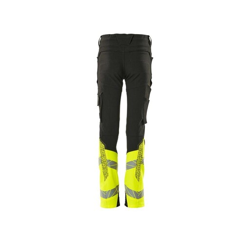 Hose für Kinder, ULTIMATE STRETCH / Gr.  104, Schwarz/Hi-vis Gelb Produktbild Additional View 2 L