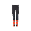 Hose für Kinder, ULTIMATE STRETCH / Gr.  152, Schwarzblau/Hi-vis Rot Produktbild