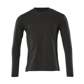 T-Shirt, Langarm, Modern Fit, ProWash®  / Gr. 6XLONE, Vollschwarz Produktbild