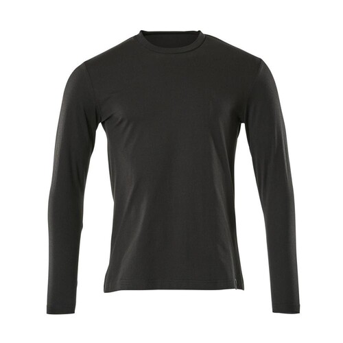 T-Shirt, Langarm, Modern Fit, ProWash®  / Gr. M  ONE, Vollschwarz Produktbild