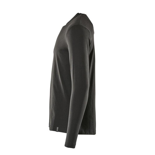 T-Shirt, Langarm, Modern Fit, ProWash®  / Gr. M  ONE, Vollschwarz Produktbild Additional View 1 L