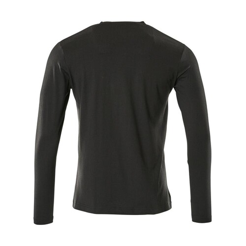 T-Shirt, Langarm, Modern Fit, ProWash®  / Gr. M  ONE, Vollschwarz Produktbild Additional View 2 L