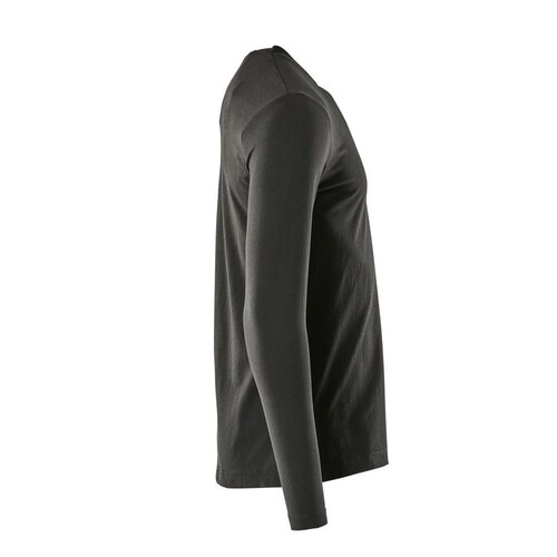 T-Shirt, Langarm, Modern Fit, ProWash®  / Gr. M  ONE, Vollschwarz Produktbild Additional View 3 L