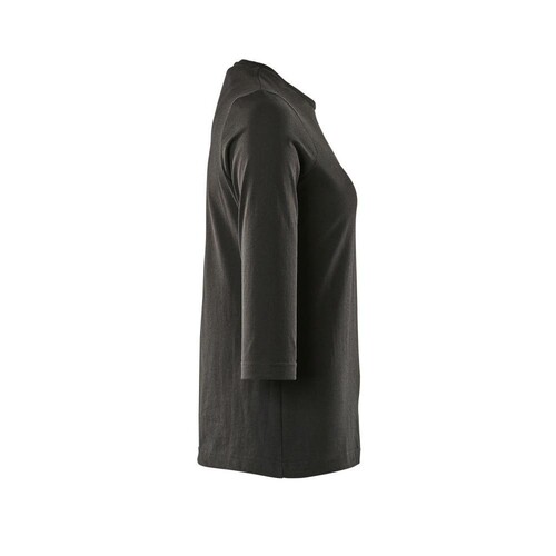 T-Shirt mit ¾ Arm, Damen, ProWash® /  Gr. 3XLONE, Vollschwarz Produktbild Additional View 3 L