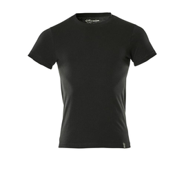 T-Shirt, moderne Passform / Gr. L  ONE,  Vollschwarz Produktbild