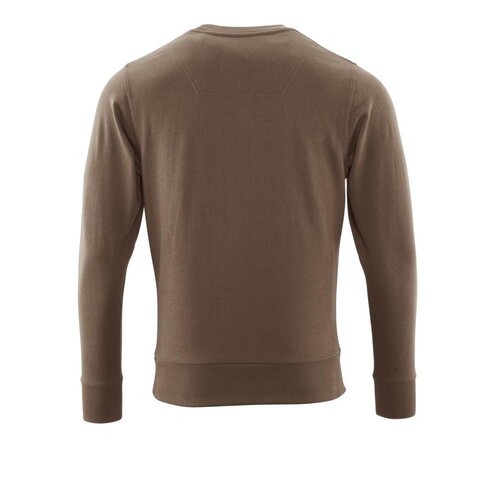 Sweatshirt,moderne Passform / Gr.  4XLONE, Dunkel Sandbeige Produktbild Additional View 2 L