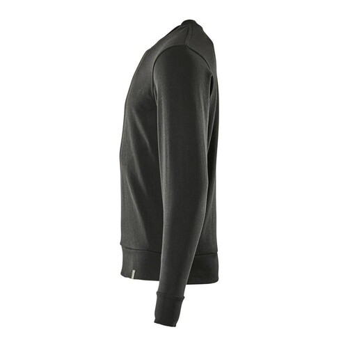 Sweatshirt,moderne Passform / Gr. L   ONE, Vollschwarz Produktbild Additional View 1 L