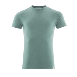 T-Shirt, moderne Passform / Gr. 6XLONE,  Staubgrün Produktbild