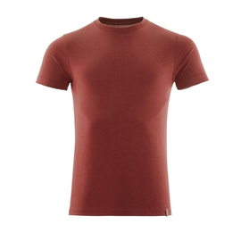 T-Shirt, moderne Passform / Gr. 4XLONE,  Herbstrot Produktbild