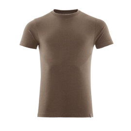 T-Shirt, moderne Passform / Gr. 6XLONE,  Dunkel Sandbeige Produktbild