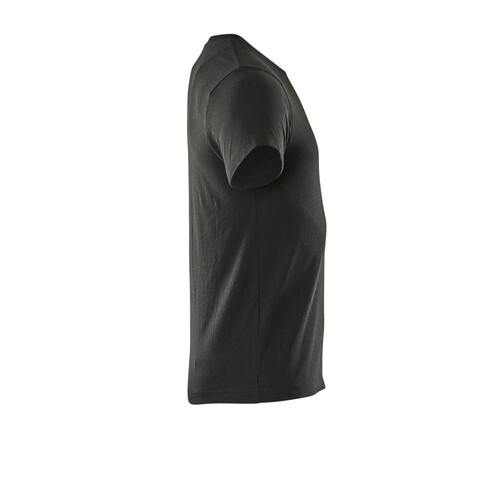 T-Shirt, moderne Passform / Gr. L  ONE,  Vollschwarz Produktbild Additional View 3 L