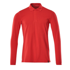 Polo-Shirt, Langarm, ProWash® / Gr.  2XLONE, Verkehrsrot Produktbild