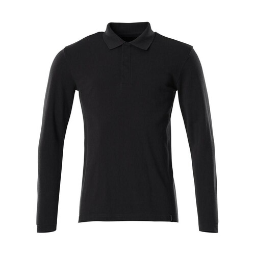 Polo-Shirt, Langarm, ProWash® / Gr. L   ONE, Vollschwarz Produktbild
