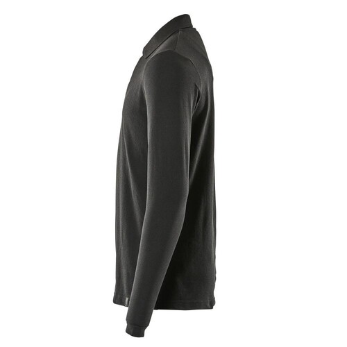 Polo-Shirt, Langarm, ProWash® / Gr. L   ONE, Vollschwarz Produktbild Additional View 1 L