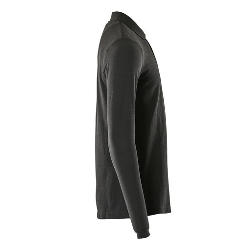 Polo-Shirt, Langarm, ProWash® / Gr. L   ONE, Vollschwarz Produktbild Additional View 2 L